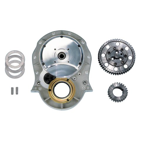 Milodon Gear Drive Assemblies 12700 Drive, Single Idler, Flat Cover Style, Chevy, Big Block, Mark IV, Set thumbnail 1
