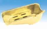 Milodon Circle Track Oil Pans 31503 Pan, Steel, Gold Iridite, 5 qt., Chevy, Small Block, Each thumbnail 4
