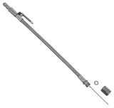 Milodon Stainless Steel Oil Dipsticks 22080 Dipstick and Bung, Engine, Braided Steel, Natural, Universal, Each thumbnail 2