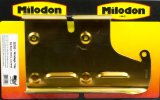 Milodon Windage Trays 32200 Tray, Steel, Gold Iridite, Louvered, Rear Sump, Chevy, Big Block, Each thumbnail 2