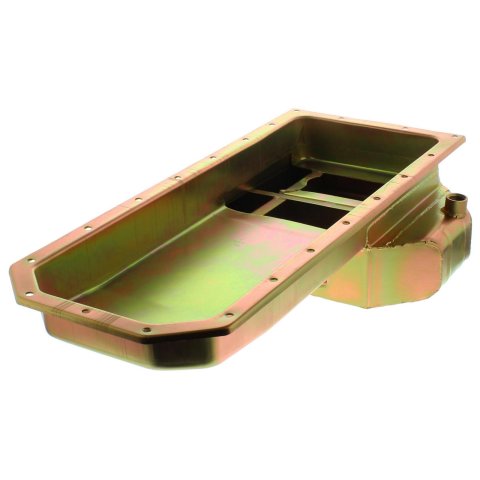 Milodon Gen III Hemi Pro Touring Oil Pans 31002 Pan, Touring, Hemi, 5.7, 6.1, 6.4 , Engine Swap with Tubular K-Member, Steel, Gold Iridite, 7 qt., Mopar, Each thumbnail 2