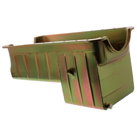 Milodon 4x4 Truck and Off-Road Oil Pans 30570 Pan, Steel, Gold Iridite, 8 qt., Ford, Big Block, 429, 460, Pickup, Each thumbnail 2