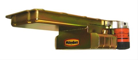 Milodon Oil Filter Adapters 21580 Adapters, Spin-on Bypass Adapter Style, Billet Aluminum, Natural, 13/16-16 in. Nipple Thread Size, Chevrolet, Small Block LS, Each thumbnail 1