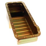 Milodon 4x4 Truck and Off-Road Oil Pans 30550 Pan, Steel, Gold Iridite, 8 qt., Ford, Big Block, FE, 390/427/428, Pickup, Truck, Each thumbnail 1