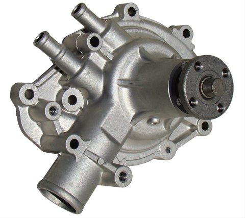 Milodon Mechanical Water Pumps 16230 Pump, Mechanical, High-Volume, 1965-1969, Ford, 289/302/351W, Passenger Side Inlet, Aluminum, Each