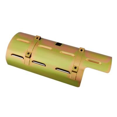 Milodon Windage Trays 32227 Tray, Steel, Gold Iridite, Louvered, Rear Sump, Ford, Big Block 385 Series, Each thumbnail 1