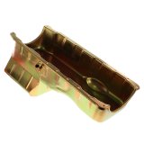 Milodon Street and Strip Oil Pans 30956 Pan, Steel, Gold Iridite, 6 qt., Chevy, Big Block, Mark V, Mark VI, Each thumbnail 2