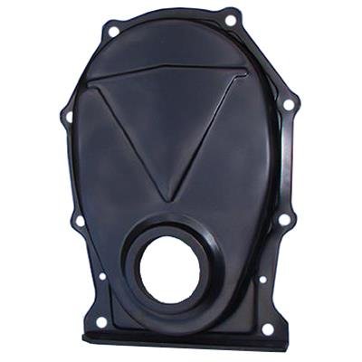 Milodon Steel Timing Covers 65650 Cover, 1-Piece, Steel, Black, Chrysler, Dodge, Plymouth, Big Block, Hemi, Kit thumbnail 1
