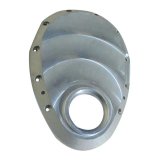 Milodon Aluminum Timing Covers 14815 Cover Polished Small Block Chevy thumbnail 1