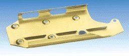 Milodon Windage Trays 32100 Tray, Steel, Gold Iridite, Louvered, Rear Sump, Chevy, Small Block, Each thumbnail 3