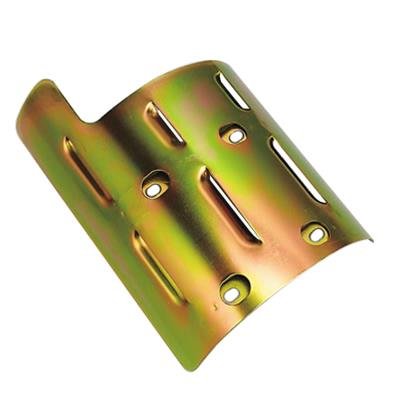Milodon Windage Trays 32210 Tray, Steel, Gold Iridite, Louvered, Front Sump, Ford, Small Block, Each thumbnail 2