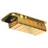 Milodon Drag Race Oil Pans 31151 Pan, Steel, Gold Iridite, 7 qt., Mopar, Big Block, B/RB/Hemi, Fits Chassis with Magnum Crossmember, Each thumbnail 1
