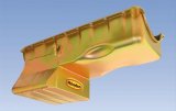 Milodon Street and Strip Oil Pans 30955 Pan, Steel, Gold Iridite, 7 qt., Chevy, Big Block, Mark V, Each thumbnail 2