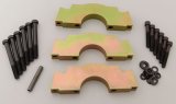 Milodon Main Caps 11160 Caps, Ductile Iron, 3-Center, Angled Outer Bolts, 4-Bolt, Chevy, Small Block, Set thumbnail 2