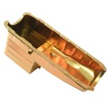 Milodon Street and Strip Oil Pans 31100 Pan, Steel, Gold Iridite, 7 qt., Chevy, Big Block, Mark IV, Each thumbnail 1