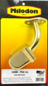 Milodon Oil Pump Pickups 18398 Pickup, Bolt-In, Aftermarket Pan Style, 9.500 in. Pan Depth, Ford, 429, 460, Each thumbnail 2