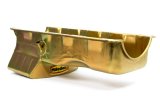 Milodon Street and Strip Oil Pans 30975 Pan, Steel, Gold Iridite, 6 qt., Chevy, Big Block, Mark V, Each thumbnail 3