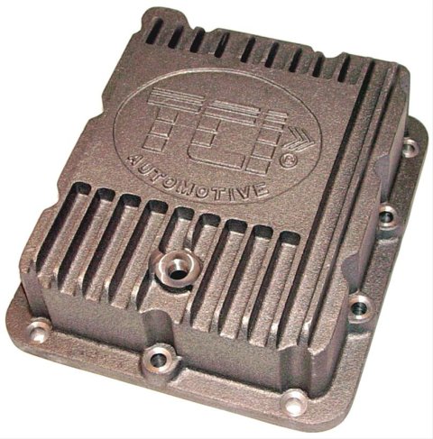 TCI Transmission Pans 518000 Pan, Deep, Aluminum, Natural, Case Fill, Ford, C-4, Each