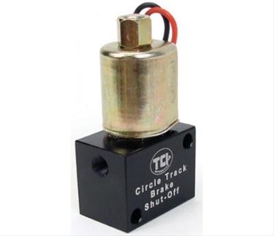 TCI Electric Brake Line Locks 861200 Lock, Electric, 1/8 in. NPT Female Threads Inlet/Outlet, Aluminum, Each thumbnail 1