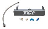 TCI PRO-X Transmission Overflow Canisters 228005 Tank, Pro-X, Aluminum, Black, 1 qt. Capacity, GM TH400, Each thumbnail 2