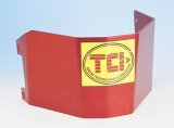 TCI Transmission Shields 910000 Automatic Shield, Case, Aluminum, Red Powdercoated, Mopar, Torqueflite 727, Kit thumbnail 1