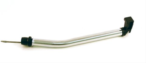 TCI Filler Tubes and Dipsticks 743850 Automatic Transmission Dipstick with Tube, Locking, Steel/Plastic, Gold Dichromate, Black, Shorty, Powerglide thumbnail 1