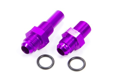 TCI Transmission Cooler Line Fittings 831011 Adapter Fittings, 1/4 in. 4L80E to -6 AN, 4L80E, 4L85E, 1997 -2008, Pair thumbnail 3