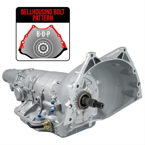 TCI StreetFighter Transmissions 211300 Automatic Transmission, Remanufactured, Forward Shift Pattern, Automatic, Manual Valve Body, Buick, Oldsmobile, Pontiac, TH400 thumbnail 2