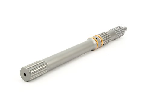 TCI Hardened Input Shafts 749600 Shaft, Hardened, Vaccu Melt 300, 1.76 Carrier, Turbo Spline, 12.875 in. Length, GM, Powerglide, Each thumbnail 2