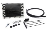 TCI Performance Transmission Coolers 823200 Fluid Cooler, Transmission, Tube and Fin, Aluminum, Black, 7 1/2 in. x 12 3/4 in. x 3/4 in., Each thumbnail 2