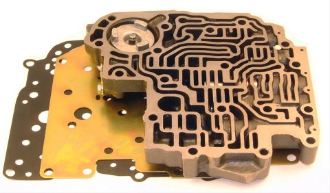 TCI Full Manual Valve Bodies 321115 Body, Performance, Manual, Reverse Pattern, Chevy, TH350, Each thumbnail 1