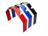 TCI Flexplate Safety Shields 940003 Automatic Transmission Shield, Flexplate, Steel, Red Powdercoated, Chevy, 3-Speed, 4-Speed, Automatic, Kit thumbnail 1