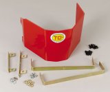 TCI Transmission Shields 975000 Automatic Shield, Case, Aluminum, Red Powdercoated, Chevy, TH350, Kit thumbnail 1