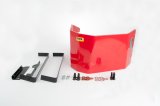 TCI Transmission Shields 975000 Automatic Shield, Case, Aluminum, Red Powdercoated, Chevy, TH350, Kit thumbnail 2