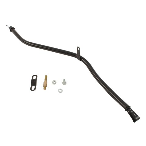 TCI Filler Tubes and Dipsticks 743860 Dipstick with Tube, Transmission, Steel, Black, Locking, TH350, TH400, TH200, 200-4R, Each