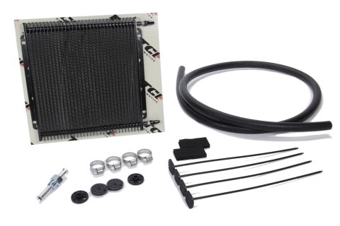 TCI Max-Cool Transmission Coolers 824104 Cooler, Max-Cool, Plate style, Aluminum, Black, 11 in. x 9.875 in. x 3/4 in., Each thumbnail 2