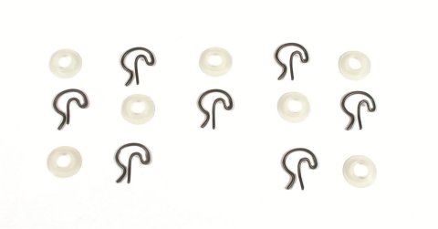 Hurst Pit Pack Shifter Bushings, Buttons, and Clips 3320001 Pack, Steel Clips, Nylon Competition Plus, Mastershift, Kit thumbnail 1