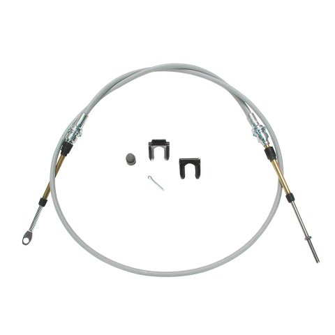 Hurst Shifter Cables 5000025 Cable, 5 ft. Length, Morse Style, Eyelet/Threaded Ends, Gray, Each thumbnail 3