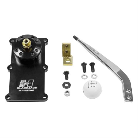 Hurst Blackjack Shifters 3913004 Shifter, Blackjack, Chrome, 3/8-16 in., Chevrolet, Tremec Magnum, Kit thumbnail 3