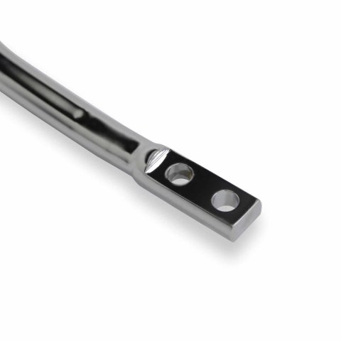 Hurst Tube Style Shifter Sticks 53850HST Stick, Steel, Chrome, Lay Back, 12.50 in. Length, 6.50 in. Layback, 3/8 in.-16 Threads, Universal, Each thumbnail 2