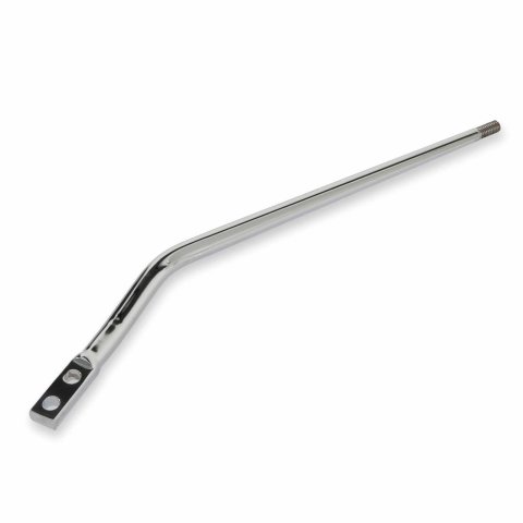 Hurst Tube Style Shifter Sticks 53850HST Stick, Steel, Chrome, Lay Back, 12.50 in. Length, 6.50 in. Layback, 3/8 in.-16 Threads, Universal, Each thumbnail 3