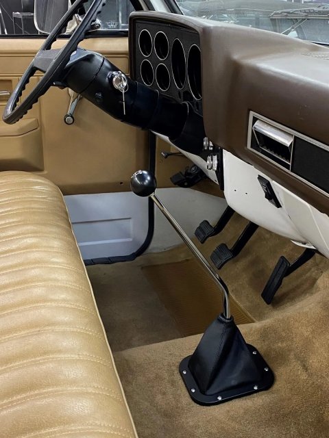 Hurst Tube Style Shifter Sticks 53850HST Stick, Steel, Chrome, Lay Back, 12.50 in. Length, 6.50 in. Layback, 3/8 in.-16 Threads, Universal, Each thumbnail 5