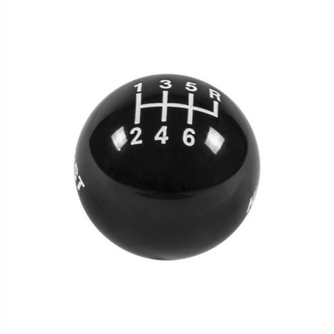 Hurst Classic Shift Knobs 1631040 Knob, Plastic, Black, 6 Speed, Logo, 3/8 in.-16, Each thumbnail 2