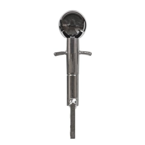 Hurst Replacement Shifter Sticks 69110002 Stick, Hurst, Billet Aluminum, 7.00 Inch, Straight, Chrome, Chrome Knob, Chevrolet, Corvette, Each thumbnail 2