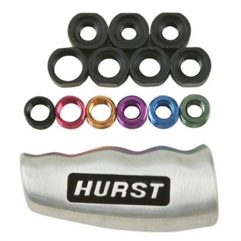 Hurst Shifter T-Handles 1530020 Shift Knob, T-Handle, Aluminum, Brushed, Logo, Automatic, Manual Transmission, Each thumbnail 1