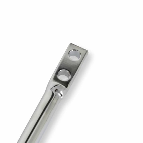 Hurst Tube Style Shifter Sticks 53800HST Stick, Steel, Chrome, Lay Back, 16.00 in. Length, 3/8 in.-16 Threads, Universal, Each thumbnail 2