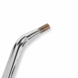 Hurst Tube Style Shifter Sticks 53954HST Stick, Steel, Chrome, Lay Back, 8.60 in. Length, 2.50 in. Layback, 3/8 in.-16 Threads, Universal, Each thumbnail 1