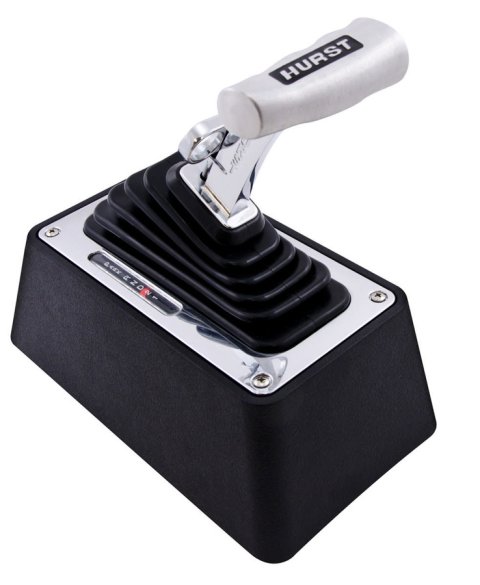 Hurst V-Matic 3 Shifters 3838530 Automatic Transmission Shifter, 3, Reverse Lockout, T-handle Knob, Boot, Chevy, Chrysler, Ford, Each thumbnail 3