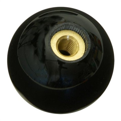Hurst Classic Shift Knobs 1630108 Knob, Round, Plastic, Black, 5-Speed Pattern, Manual Transmission, Each thumbnail 1