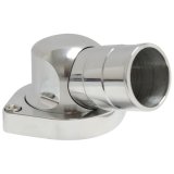 Vintage Air ProLine Swivel Water Necks 706002 Neck, 90 degree, Swivel, Aluminum, Polished, Gasket Sealing Style, Each thumbnail 2